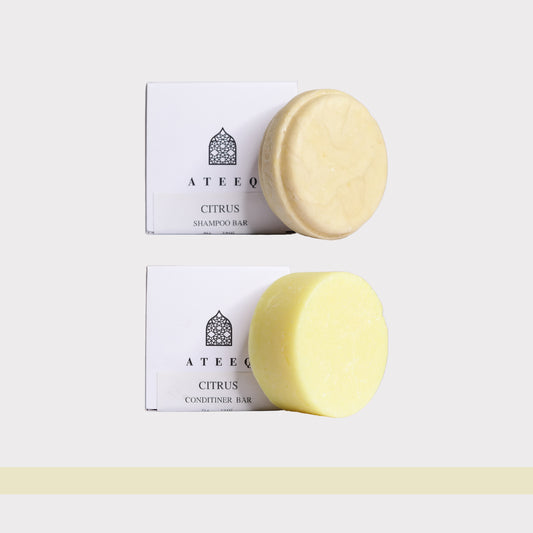 Citrus Shampoo & Conditioner Bar Set